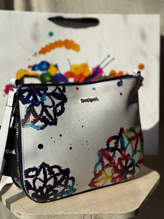 Desigual Artistic Leather Bag