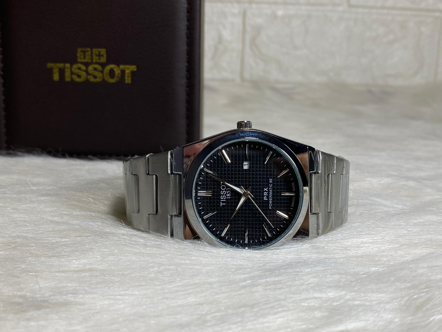 Tissot PRX Black Dial Stainless Steel Watch – Modern Swiss Elegance