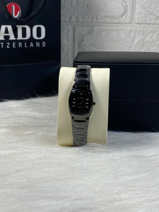 Rado Women’s Black Ceramic Elegance Watch