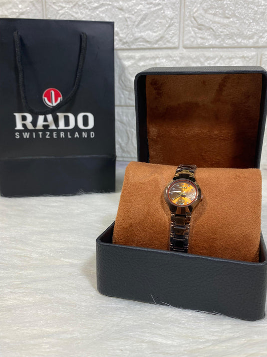 Rado Women’s Rose-Gold-Tone Elegant Watch