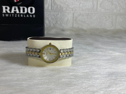 Rado Ladies Titanium Two-Tone Silver & Gold Women’s Watch”
