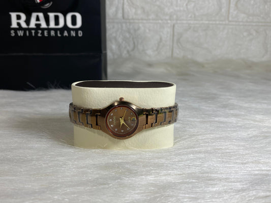 Rado Women’s Rose-Gold-Tone Elegant Watch