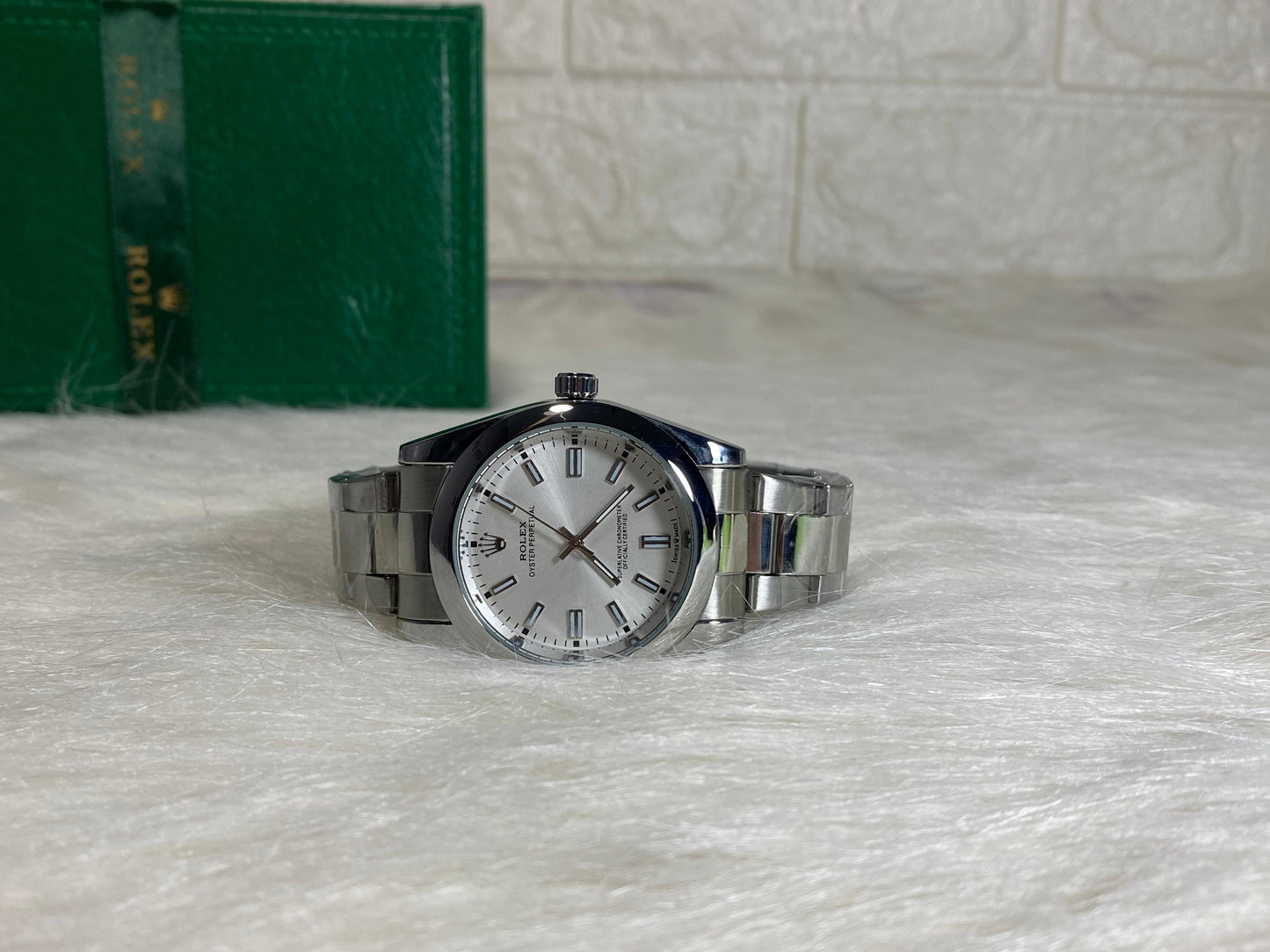 Rolex Oyster Perpetual Silver Dial – Classic Luxury Redefined