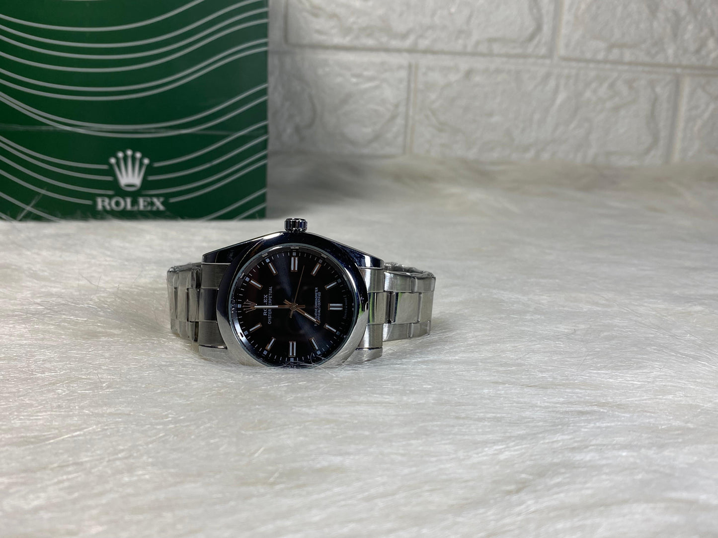 Rolex Oyster Perpetual Silver Dial – Classic Luxury Redefined