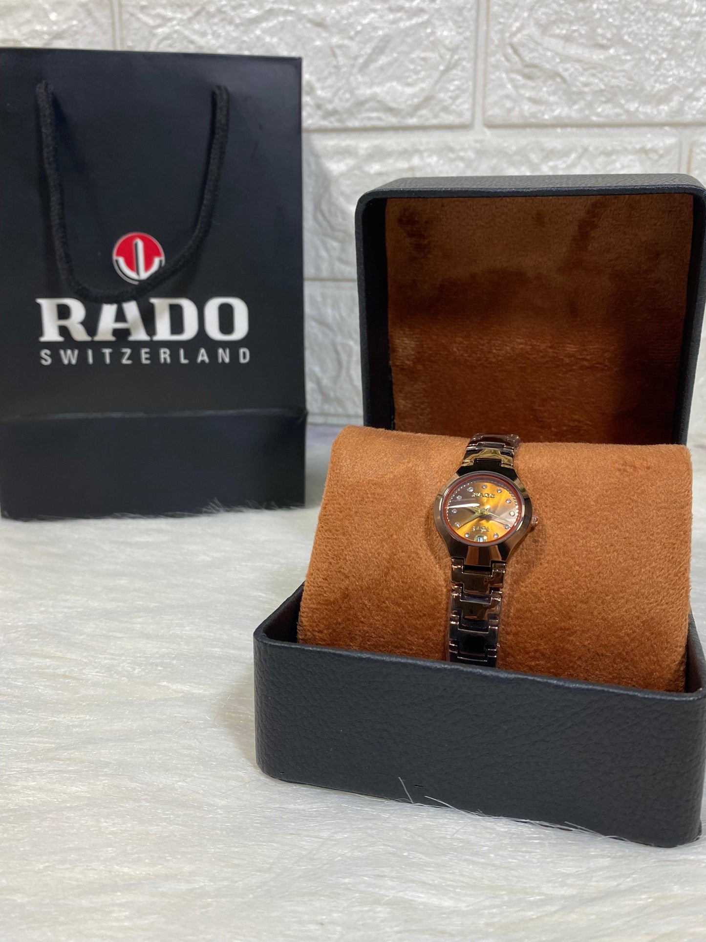 Rado Women’s Rose-Gold-Tone Elegant Watch